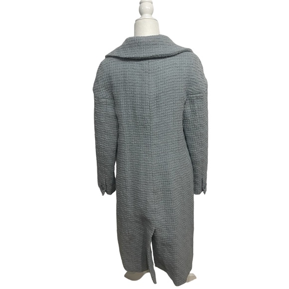 Vintage Baby Blue Lind winter coat perfect for layering and the cold season - Picture 2 of 5